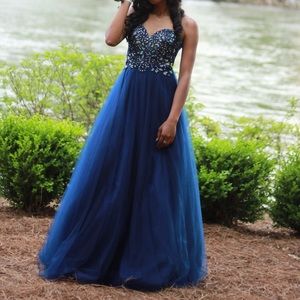 Blue Prom Dress